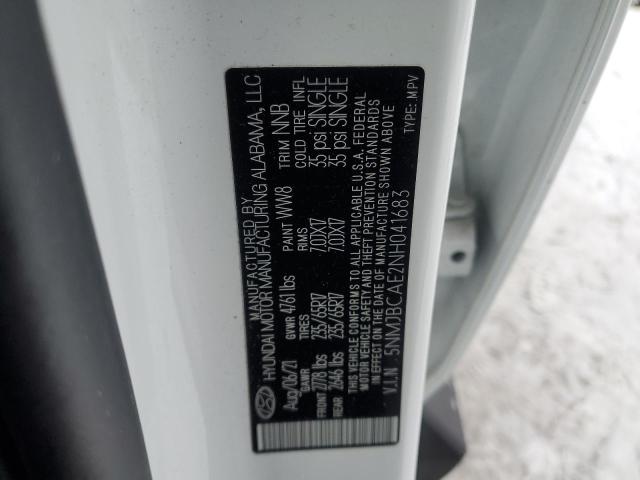 2022 HYUNDAI TUCSON SEL - 5NMJBCAE2NH041683