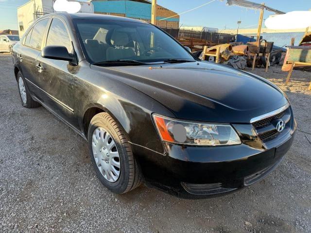 HYUNDAI SONATA GLS 2007 black sedan 4d gas 5NPET46C37H255986 photo #1