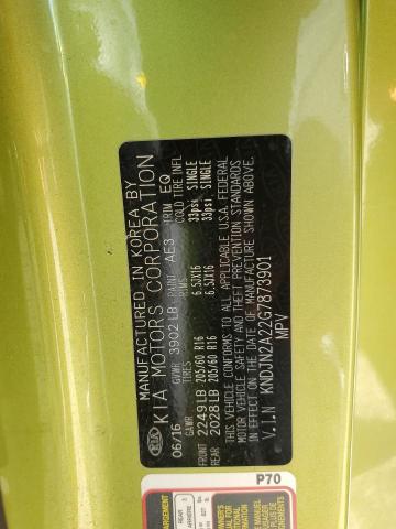 2016 KIA SOUL - KNDJN2A22G7873901