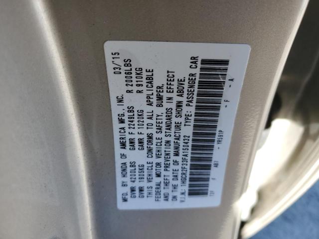 2015 HONDA ACCORD LX - 1HGCR2F33FA150432