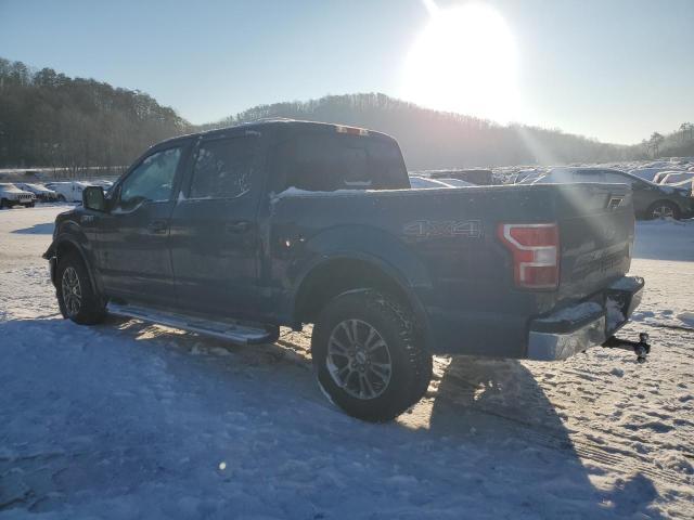 FORD F150 SUPER 2019 blue  gas 1FTEW1E54KFB84082 photo #3