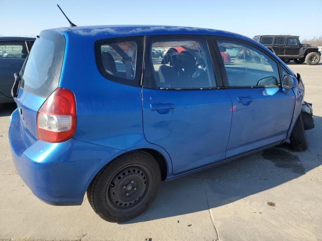 HONDA FIT 2008 blue hatchbac gas JHMGD38428S059917 photo #4