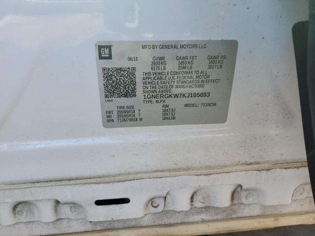 2019 CHEVROLET TRAVERSE L - 1GNERGKW7KJ105693