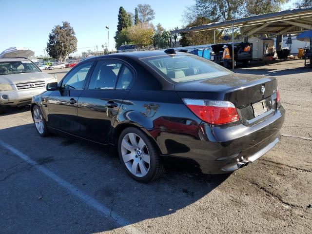 BMW 530 I 2005 black  gas WBANA73595B814532 photo #3