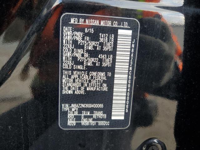 2016 INFINITI QX80 - JN8AZ2NC6G9400065