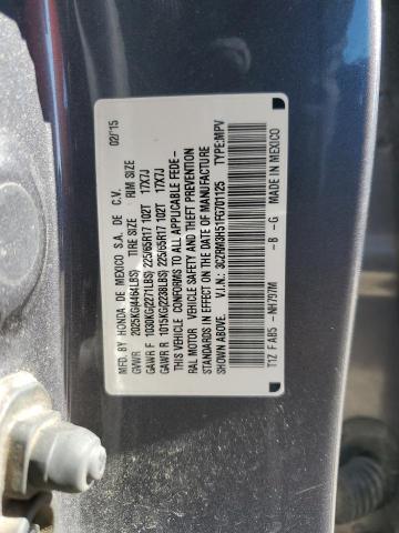 2015 HONDA CR-V EX - 3CZRM3H51FG701125