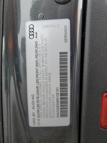 2019 AUDI A7 PRESTIG WAUV2AF20KN132161