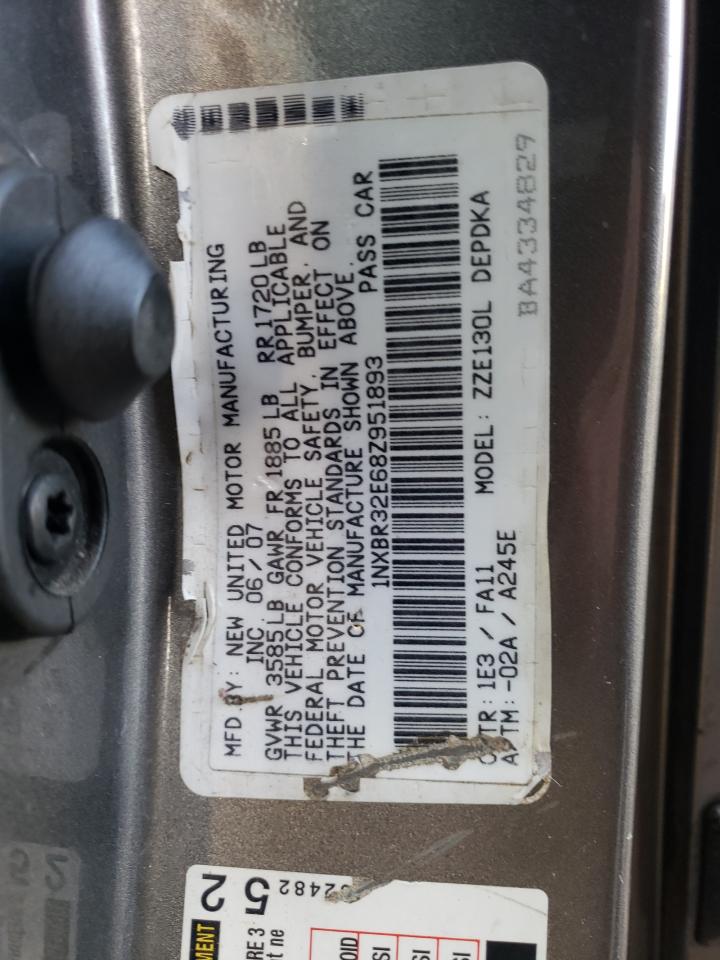 Lot #3048244735 2008 TOYOTA COROLLA CE