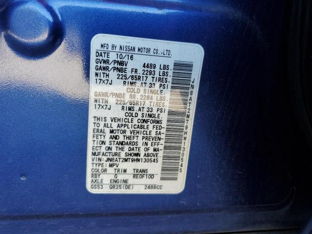 2017 NISSAN ROGUE S - JN8AT2MT9HW130545