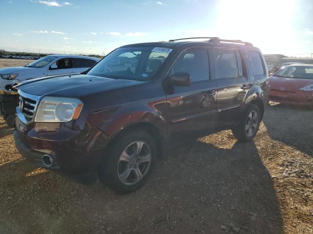 HONDA PILOT EX 2014 burgundy  gas 5FNYF3H4XEB018296 photo #1