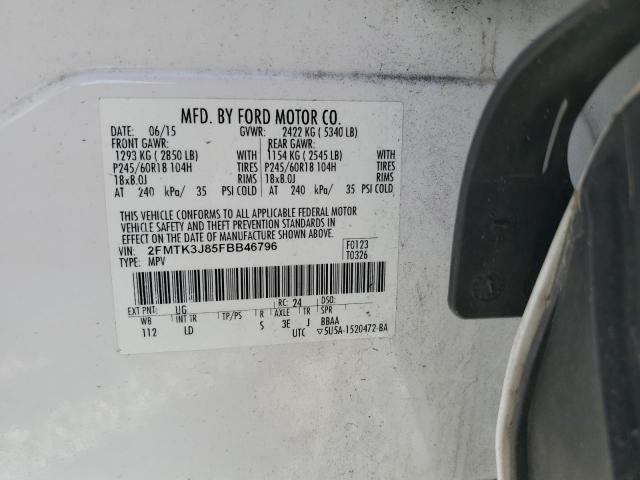 2015 FORD EDGE SEL 2FMTK3J85FBB46796