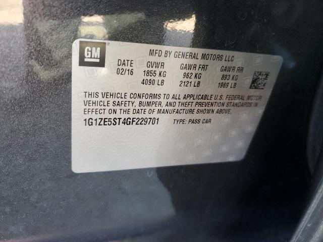 2016 CHEVROLET MALIBU LT - 1G1ZE5ST4GF229701
