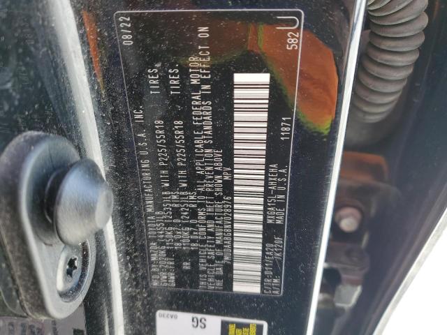 2022 TOYOTA COROLLA CR 7MUDAABG8NV028976