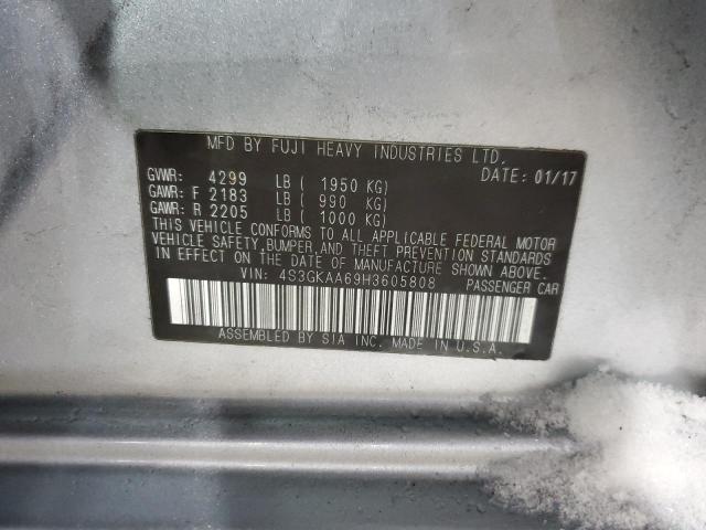 2017 SUBARU IMPREZA 4S3GKAA69H3605808