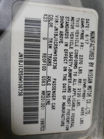 2017 NISSAN ROGUE SPOR - JN1BJ1CR5HW106736