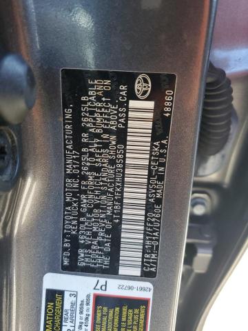 2017 TOYOTA CAMRY LE - 4T1BF1FKXHU385850