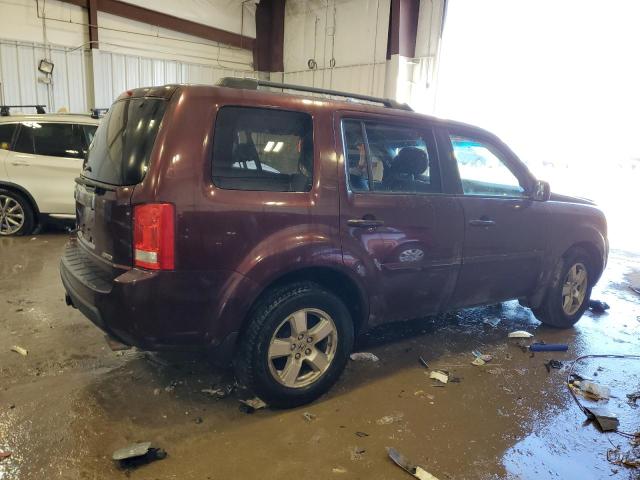 HONDA PILOT EXL 2011 burgundy  gas 5FNYF4H5XBB060767 photo #4