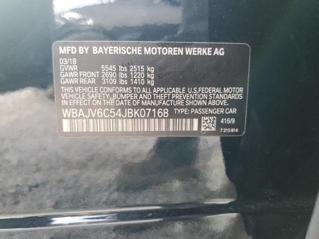 2018 BMW 640 XIGT WBAJV6C54JBK07168