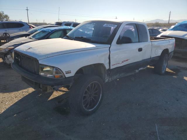 DODGE DAKOTA 1999 white  gas 1B7GL22XXXS142379 photo #1