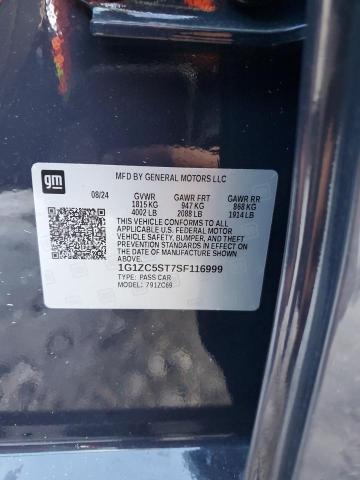 2025 CHEVROLET MALIBU LS 1G1ZC5ST7SF116999