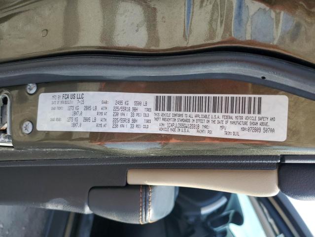 2016 JEEP CHEROKEE L 1C4PJLDS9GW125918