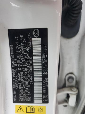 2019 LEXUS ES 350 - 58ABZ1B12KU039327
