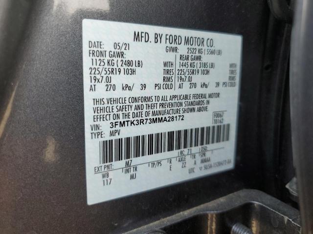 2021 FORD MUSTANG MA - 3FMTK3R73MMA28172