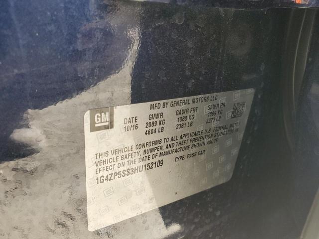 2017 BUICK LACROSSE E 1G4ZP5SS3HU152109