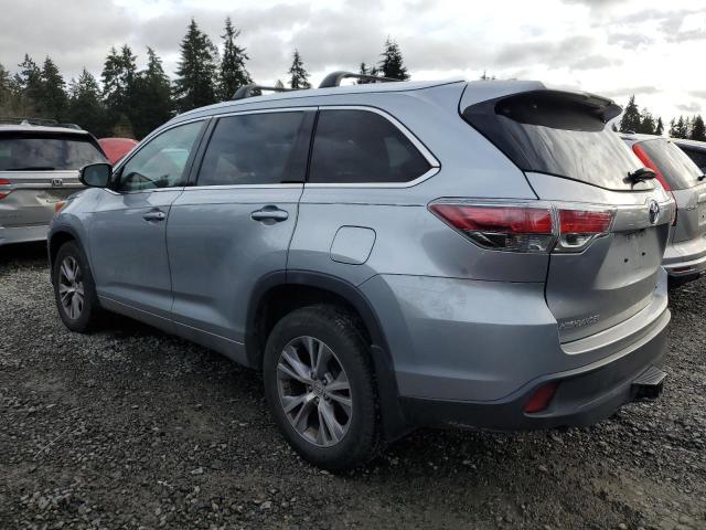 TOYOTA HIGHLANDER 2015 silver 4dr spor gas 5TDJKRFH6FS103011 photo #3