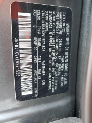 2020 NISSAN ROGUE SPOR JN1BJ1CVXLW271526