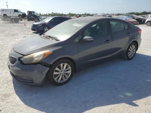 KIA FORTE LX 2015 blue  gas KNAFX4A64F5256473 photo #1