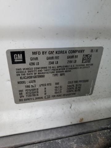 2016 BUICK ENCORE - KL4CJASB1GB709060