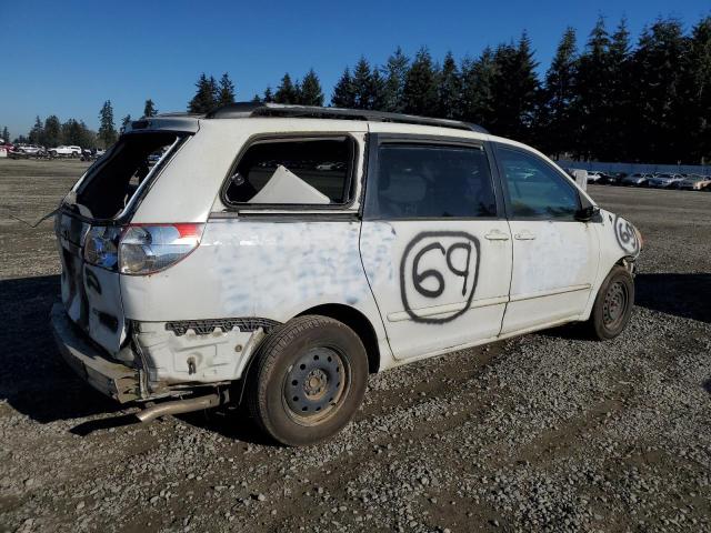 TOYOTA SIENNA CE 2010 white  gas 5TDKK4CC6AS323578 photo #4