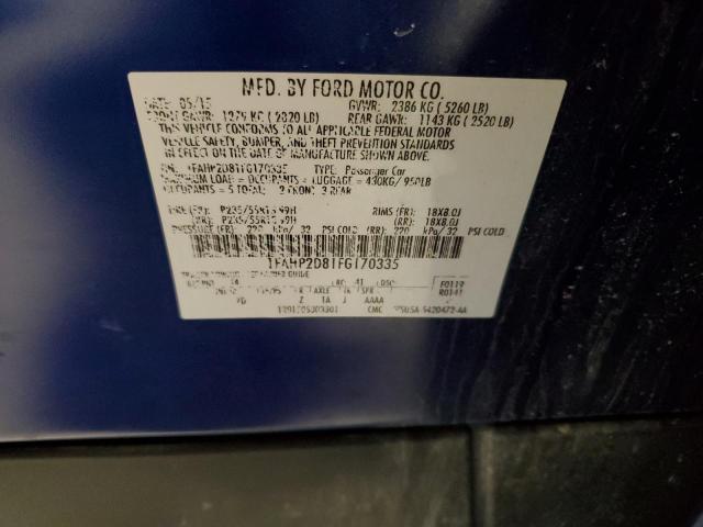 2015 FORD TAURUS SE - 1FAHP2D81FG170335