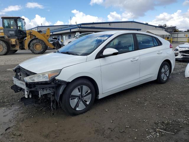 HYUNDAI IONIQ BLUE 2019 white  hybrid engine KMHC65LC7KU179630 photo #1