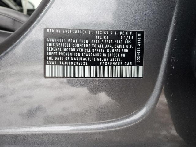 2015 VOLKSWAGEN JETTA SEL - 3VWL17AJ0FM282329