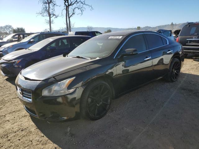 NISSAN MAXIMA S 2012 black  gas 1N4AA5AP4CC859076 photo #1