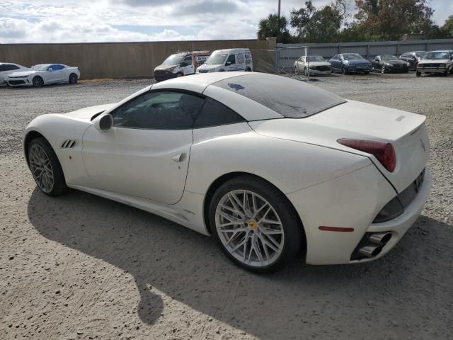 FERRARI CALIFORNIA 2012 white converti gas ZFF65TJA9C0186664 photo #3