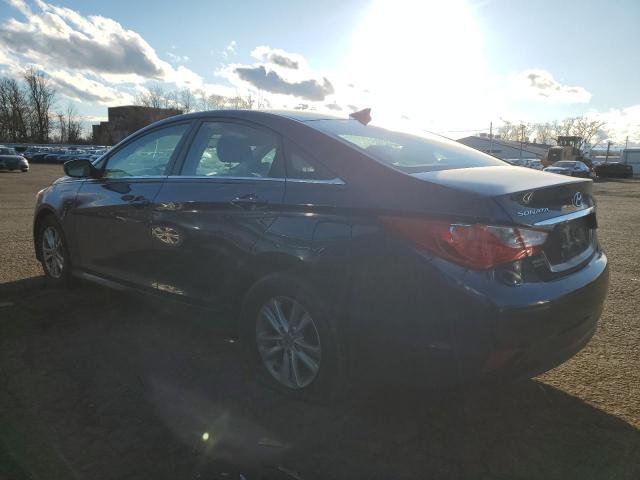 HYUNDAI SONATA GLS 2014 blue sedan 4d gas 5NPEB4AC7EH841078 photo #3