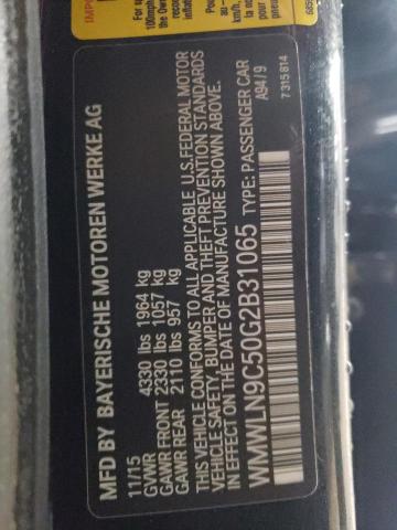 2016 MINI COOPER S C - WMWLN9C50G2B31065