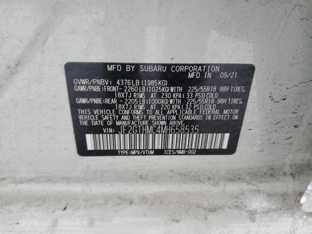 2021 SUBARU CROSSTREK - JF2GTHMC4MH658535