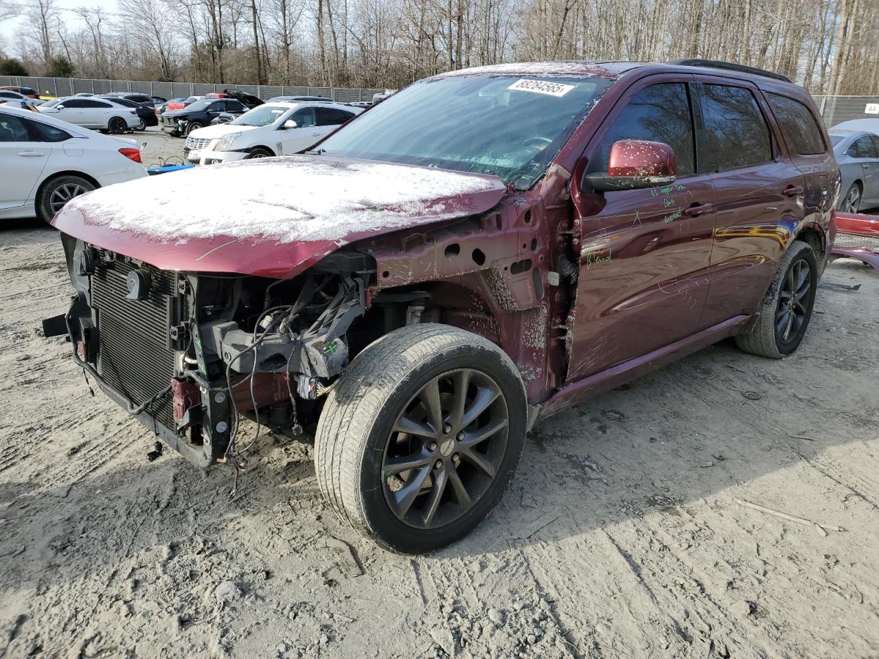 1C4RDHDG6HC789251 DODGE DURANGO GT 2017