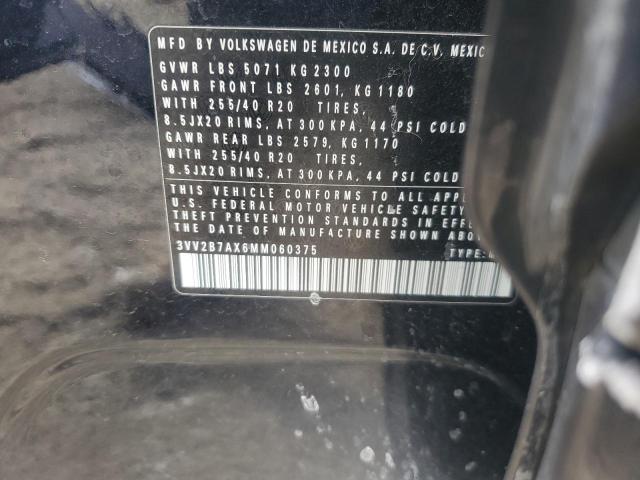 2021 VOLKSWAGEN TIGUAN SE - 3VV2B7AX6MM060375