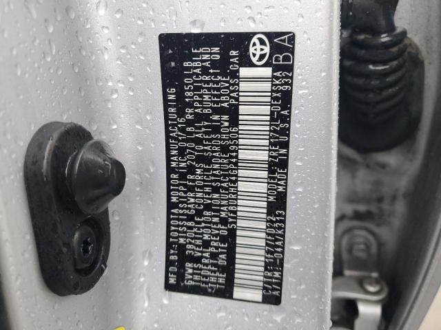 2016 TOYOTA COROLLA L - 5YFBURHE4GP449506