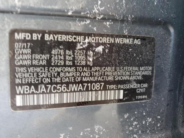 2018 BMW 530 XI - WBAJA7C56JWA71087