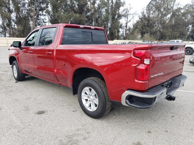 CHEVROLET SILVERADO 2024 red  gas 3GCPACED9RG458976 photo #3