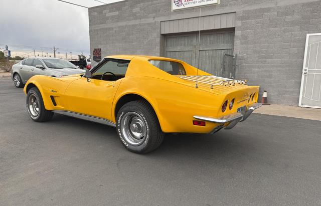 CHEVROLET CORVETTE 1973 yellow   1Z37J3S429403 photo #4