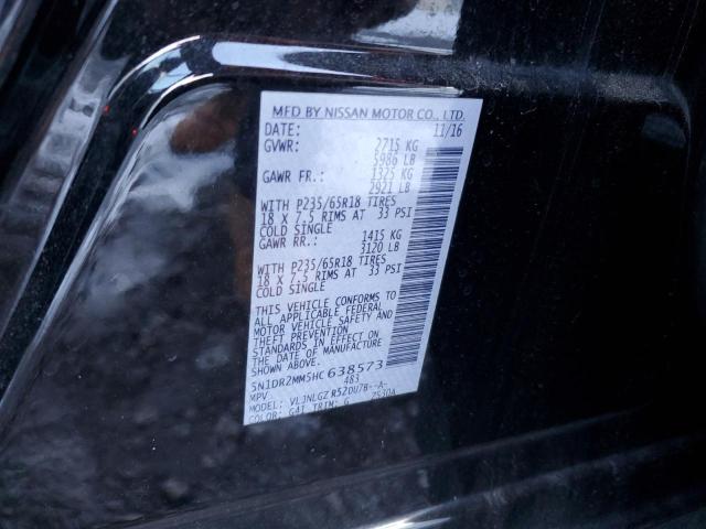 2017 NISSAN PATHFINDER - 5N1DR2MM5HC638573
