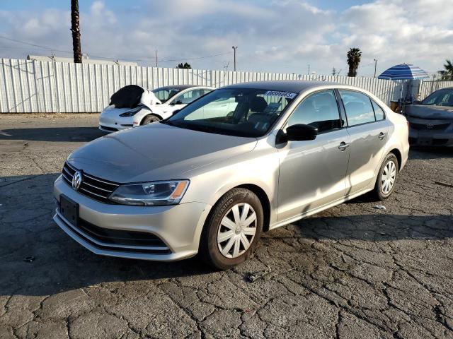 VOLKSWAGEN JETTA BASE 2015 tan  gas 3VW2K7AJ4FM322839 photo #1