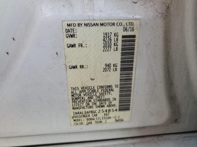 2016 NISSAN ALTIMA 2.5 - 1N4AL3AP8GC254854